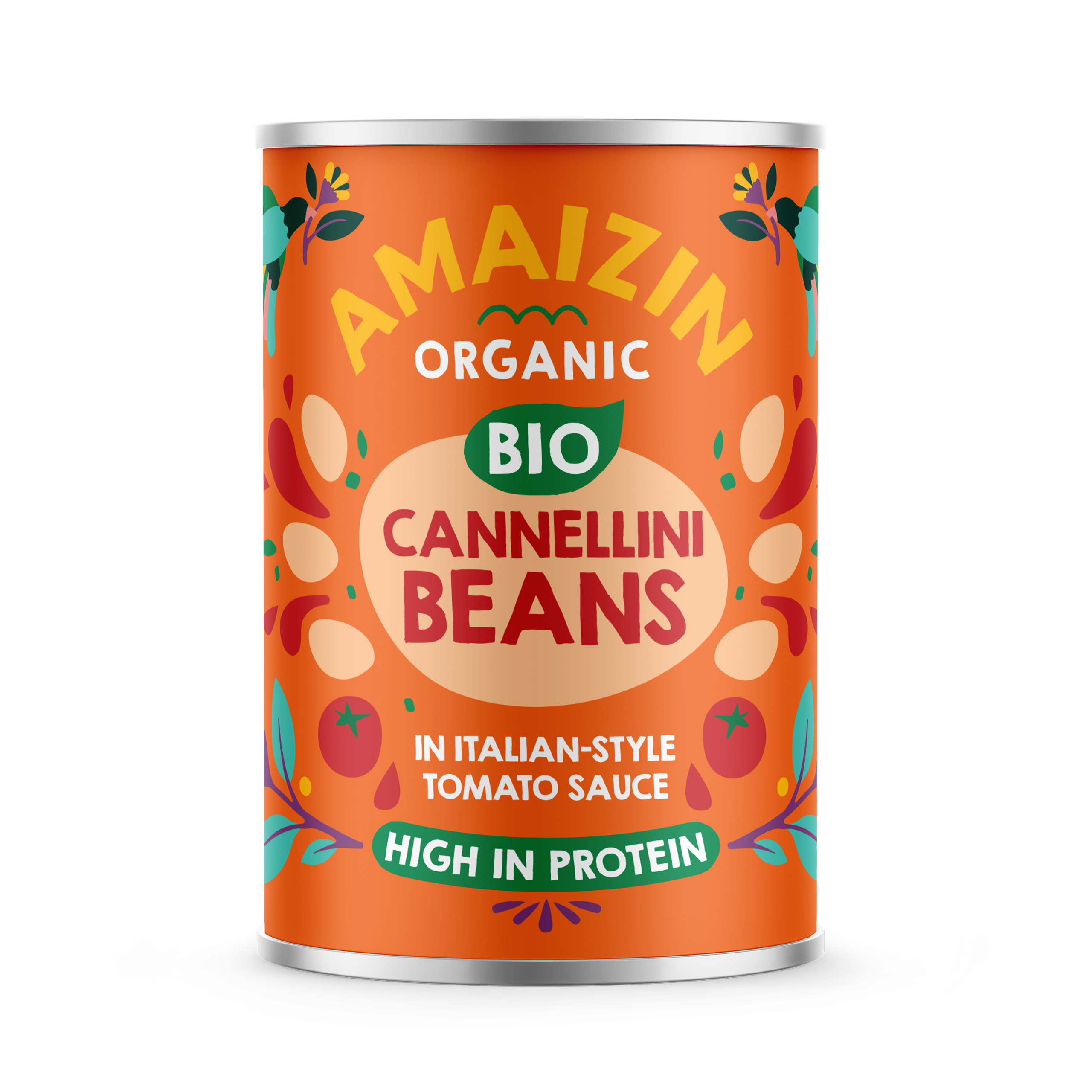 39533_Amaizin Cannellini in Italian Style Tomato Sauce 400g