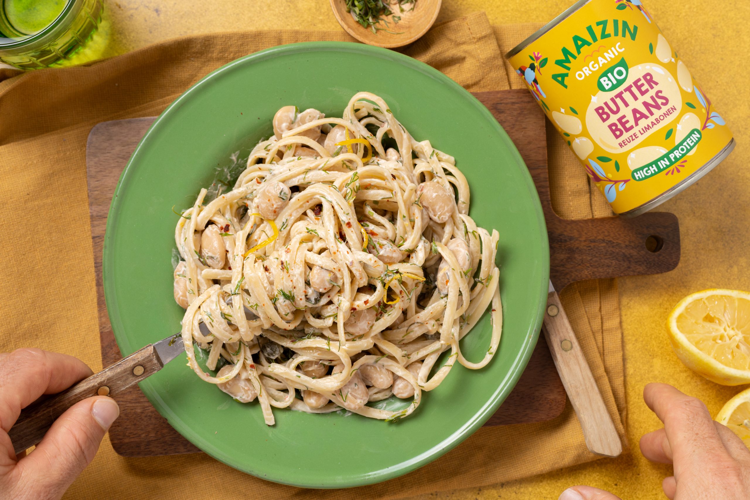 Boterbonen linguine (landscape)